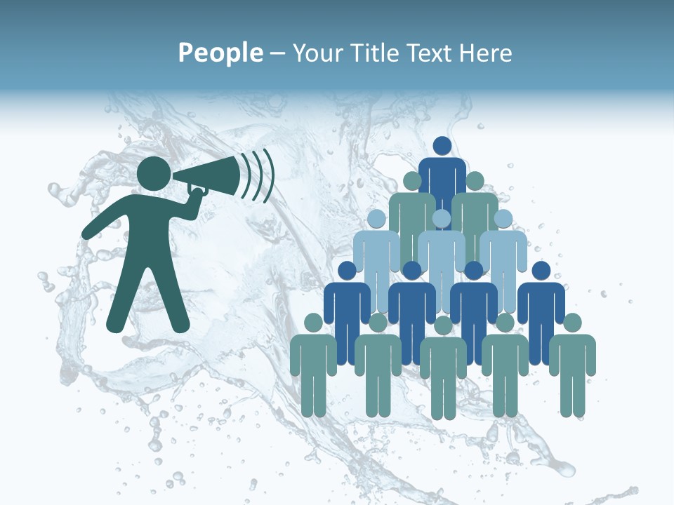 Wave Splash Clean PowerPoint Template