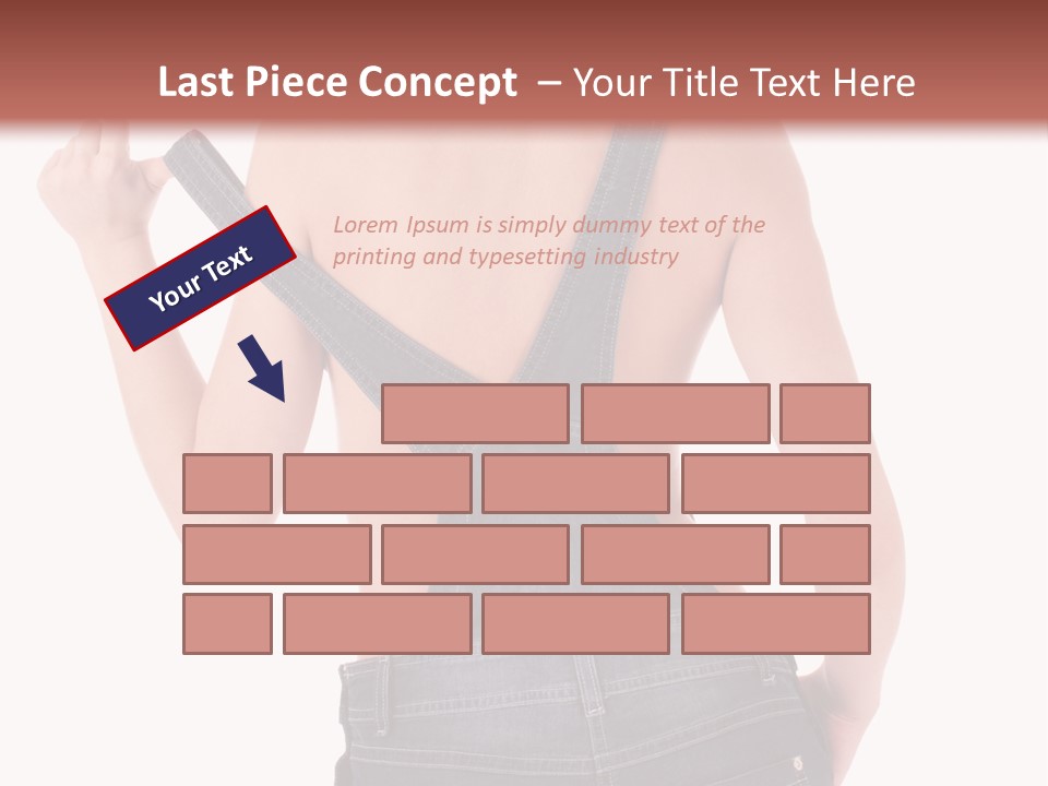 Carpenter Isolated Builder PowerPoint Template