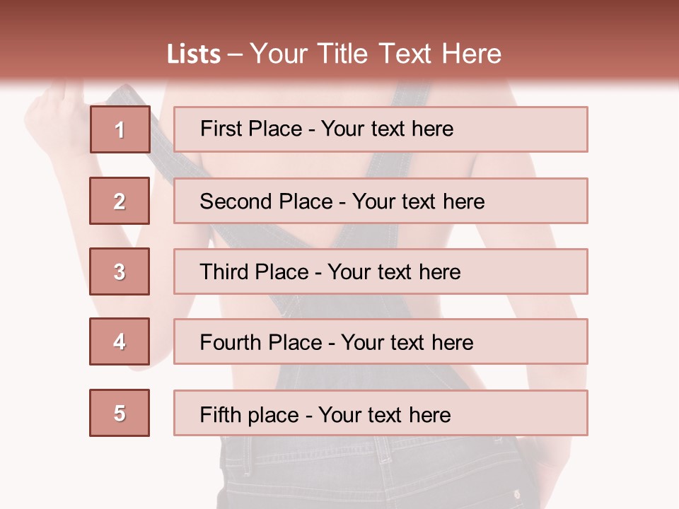 Carpenter Isolated Builder PowerPoint Template