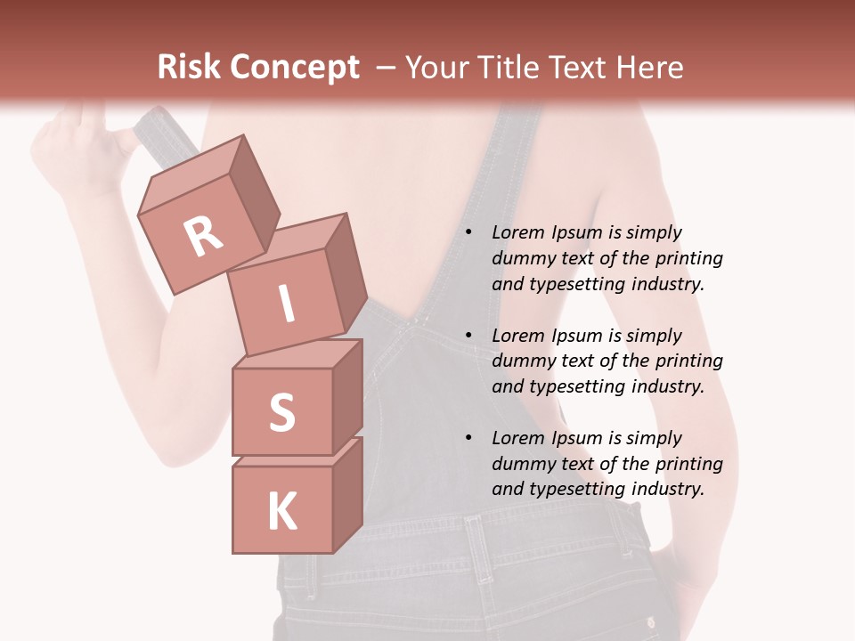 Carpenter Isolated Builder PowerPoint Template