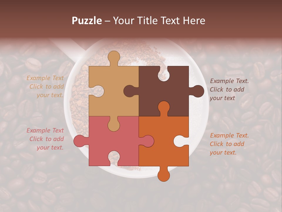 Sweet Espresso Cup PowerPoint Template