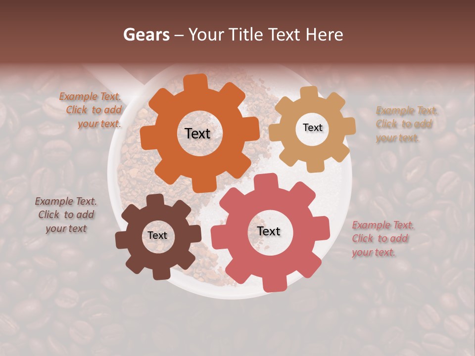 Sweet Espresso Cup PowerPoint Template