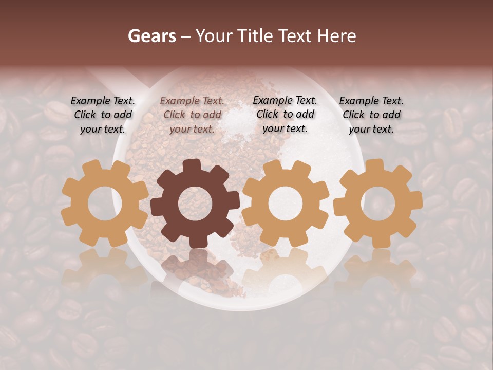 Sweet Espresso Cup PowerPoint Template