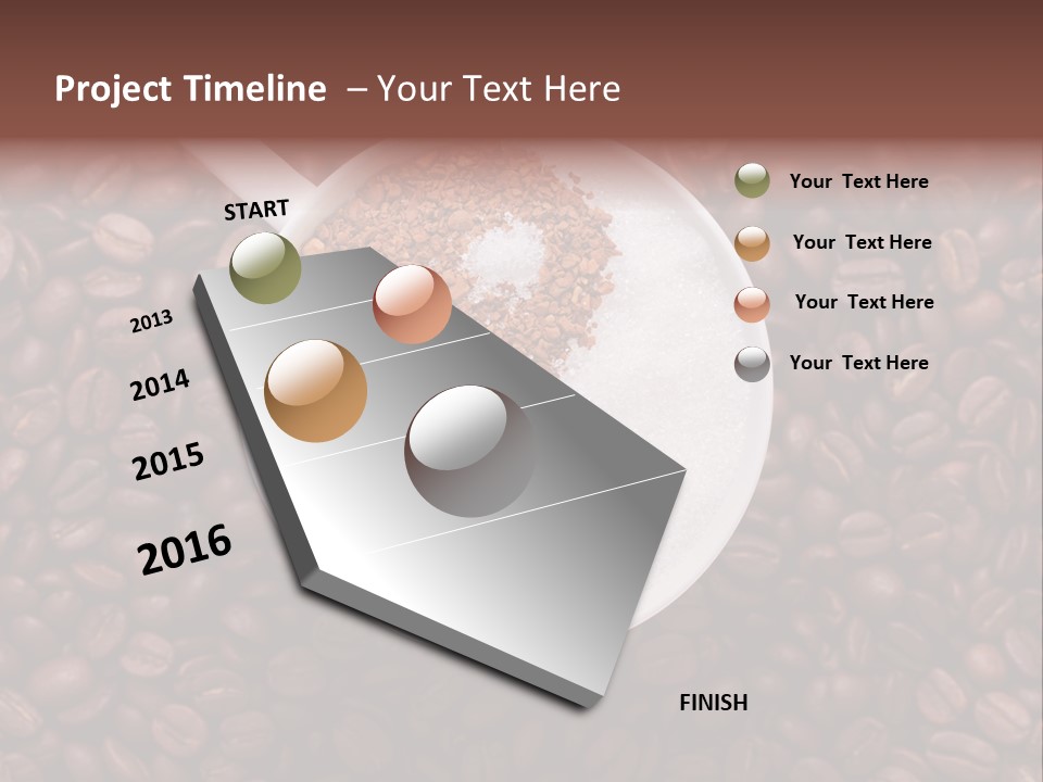 Sweet Espresso Cup PowerPoint Template