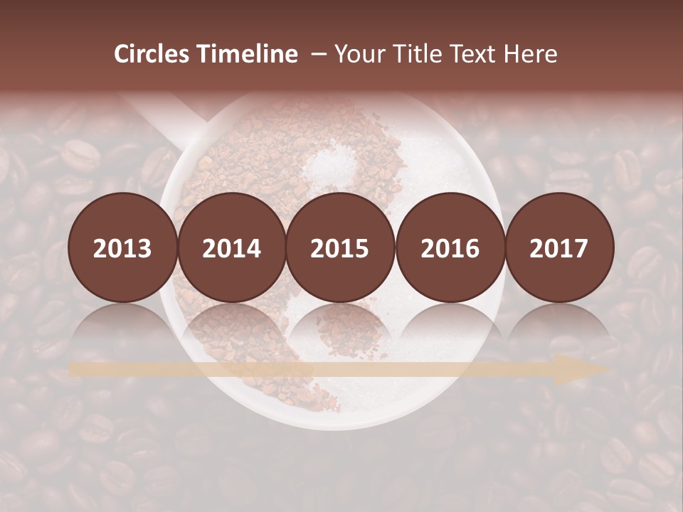 Sweet Espresso Cup PowerPoint Template