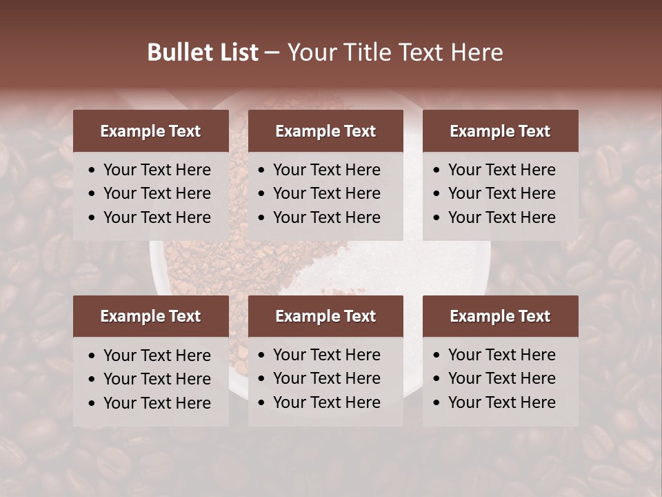Sweet Espresso Cup PowerPoint Template