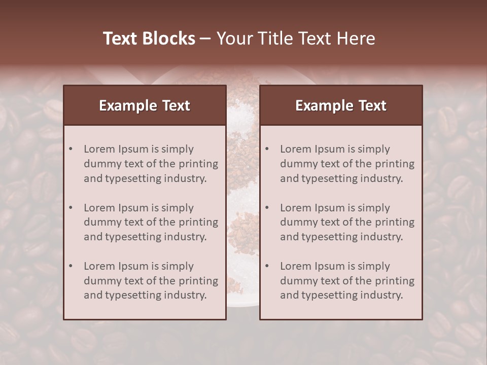 Sweet Espresso Cup PowerPoint Template