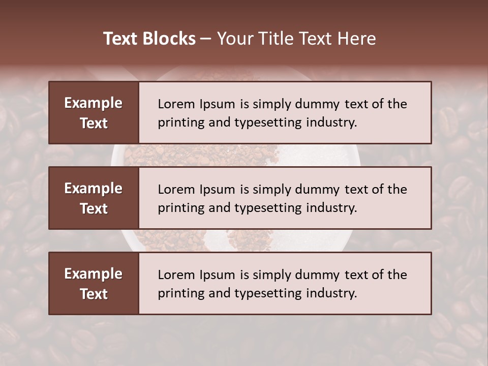 Sweet Espresso Cup PowerPoint Template
