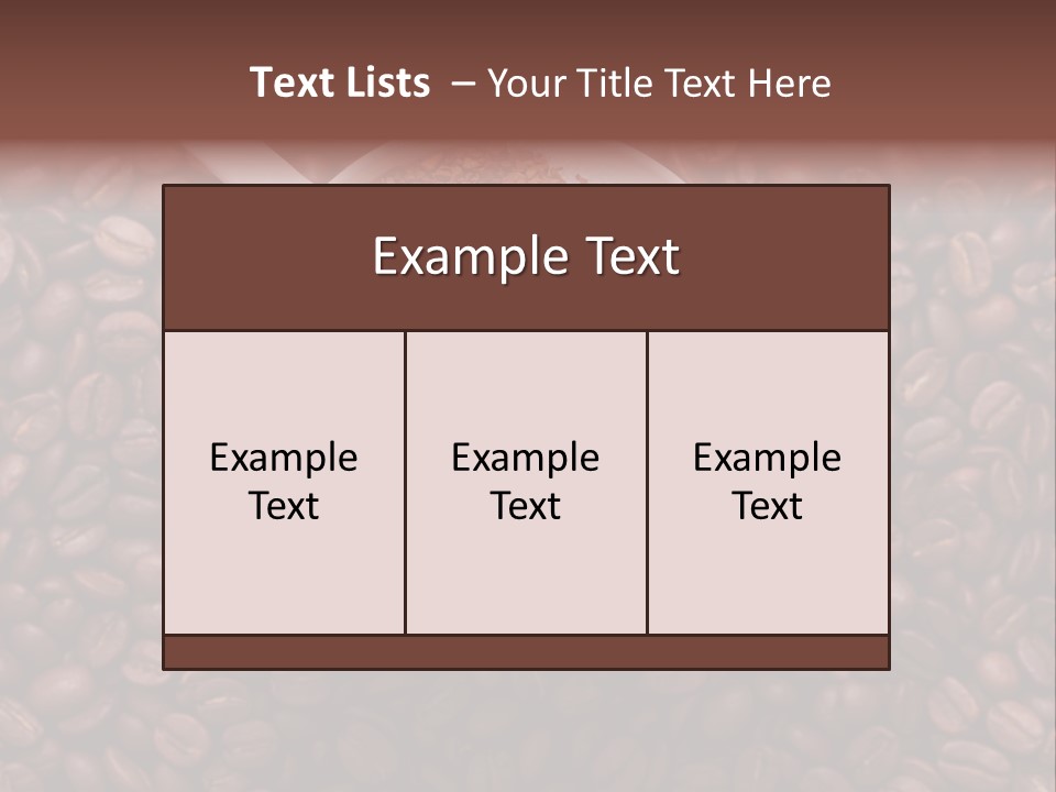 Sweet Espresso Cup PowerPoint Template