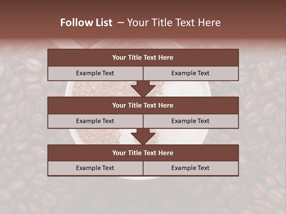 Sweet Espresso Cup PowerPoint Template
