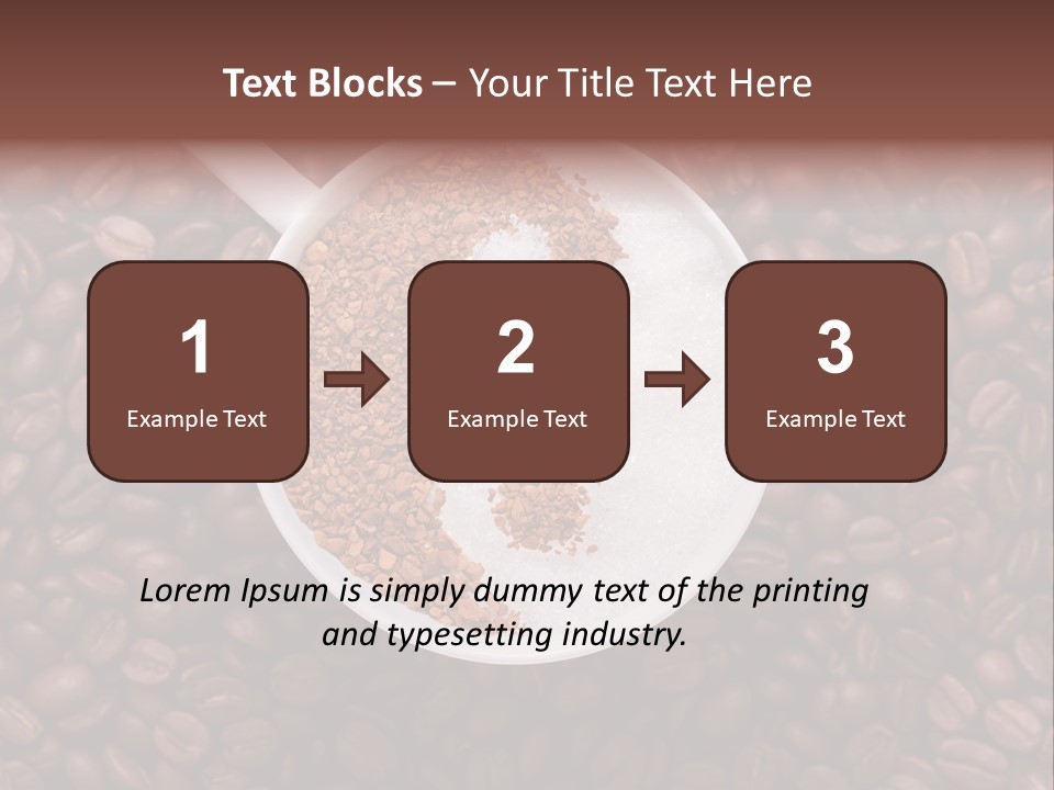 Sweet Espresso Cup PowerPoint Template