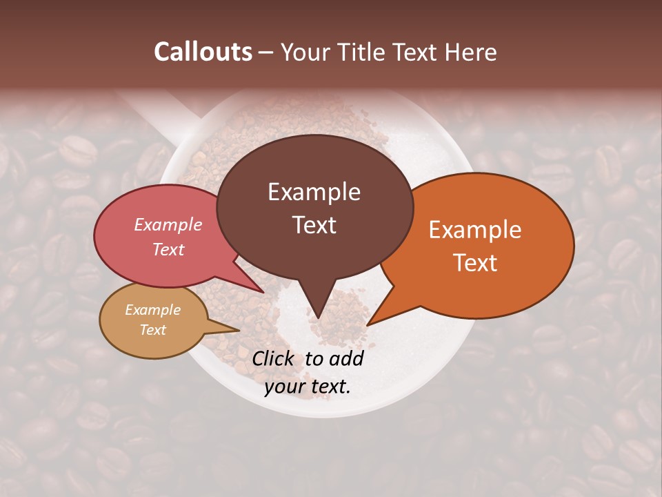Sweet Espresso Cup PowerPoint Template