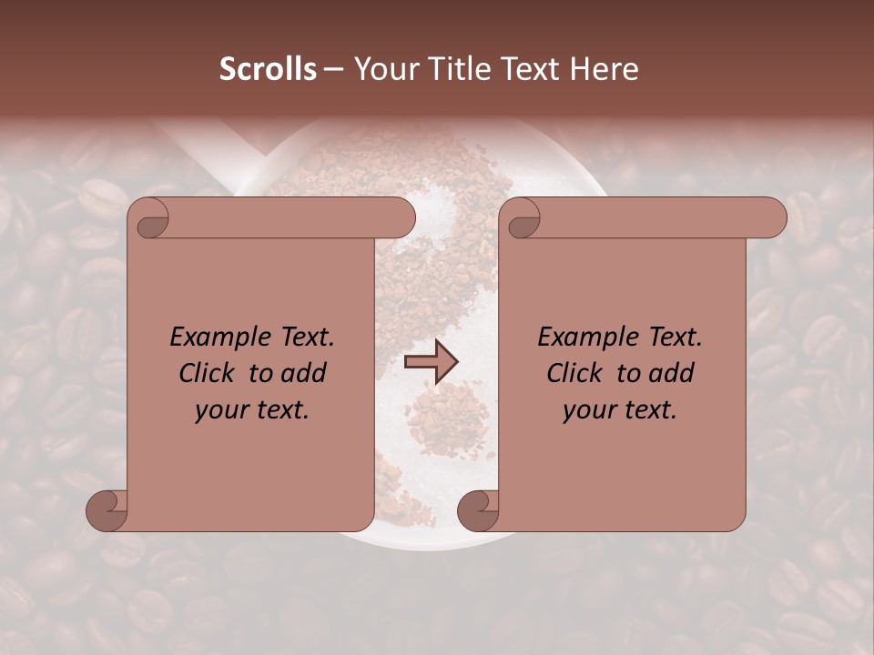 Sweet Espresso Cup PowerPoint Template
