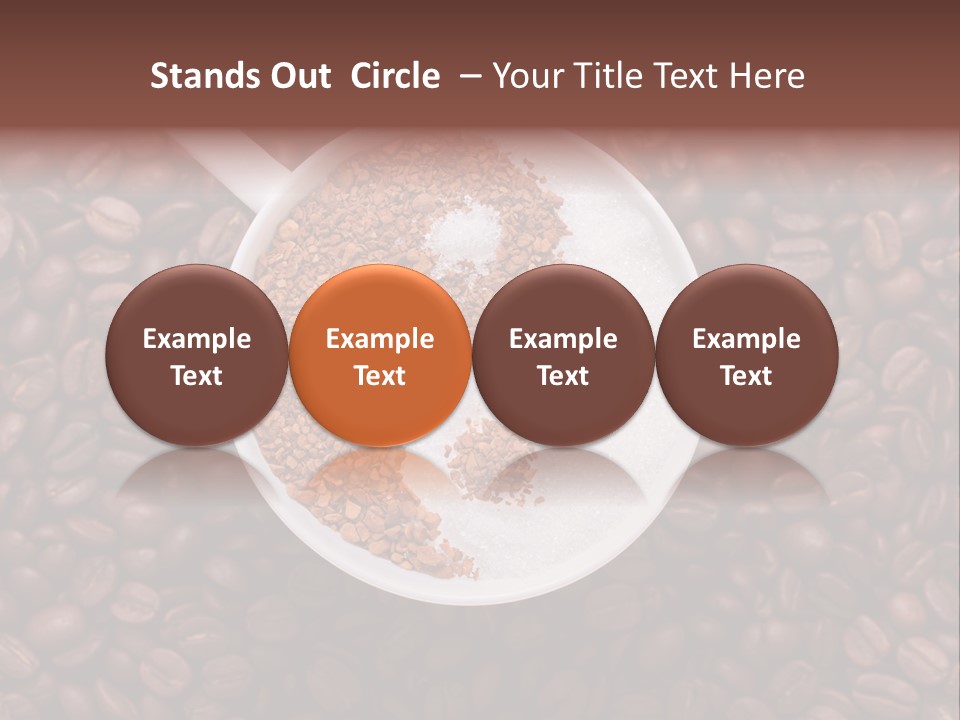Sweet Espresso Cup PowerPoint Template