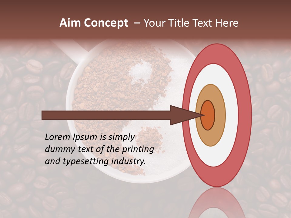 Sweet Espresso Cup PowerPoint Template