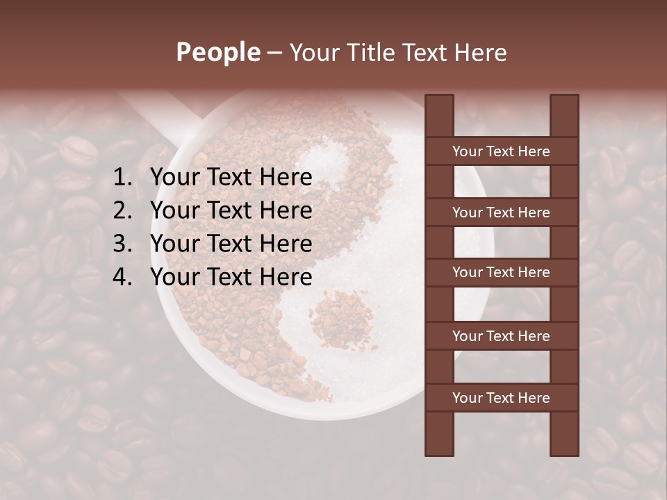 Sweet Espresso Cup PowerPoint Template