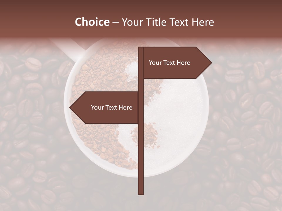 Sweet Espresso Cup PowerPoint Template