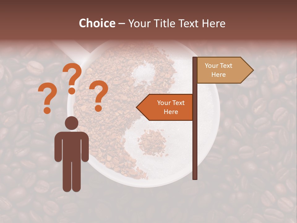 Sweet Espresso Cup PowerPoint Template