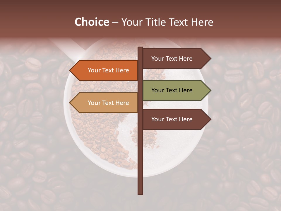 Sweet Espresso Cup PowerPoint Template