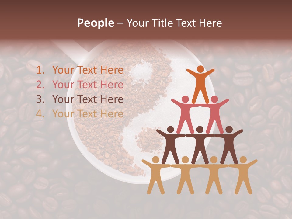 Sweet Espresso Cup PowerPoint Template