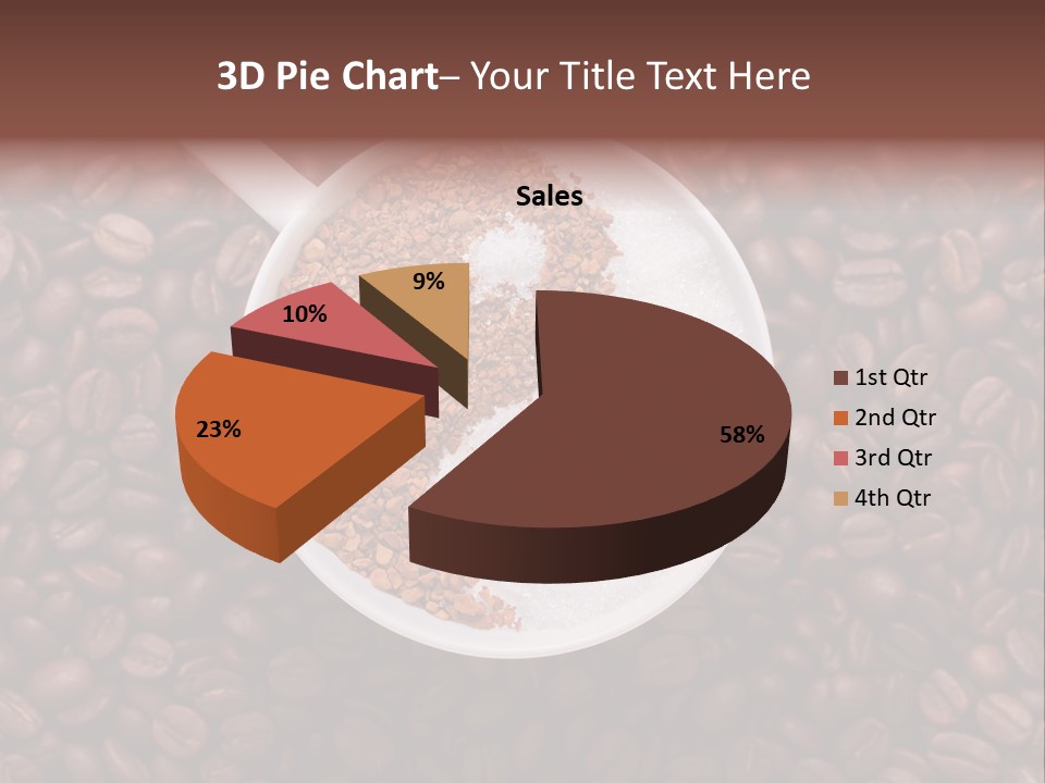 Sweet Espresso Cup PowerPoint Template