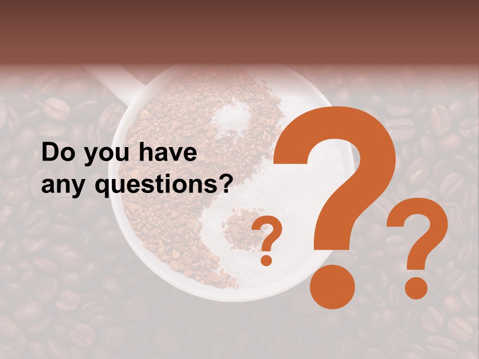 Sweet Espresso Cup PowerPoint Template