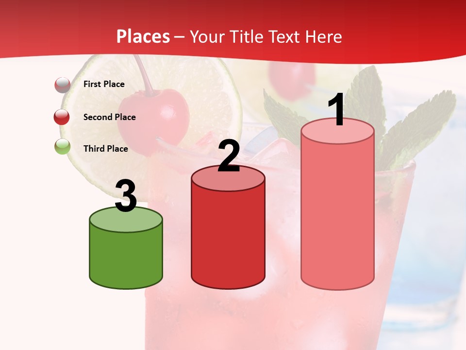 Bar Cool Berry PowerPoint Template