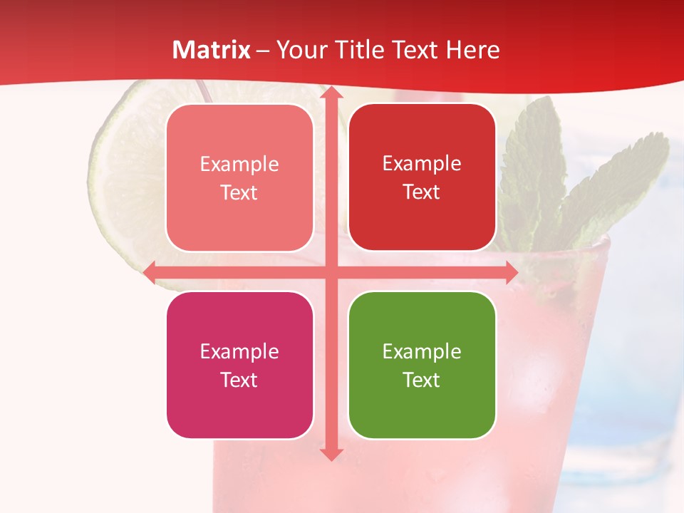 Bar Cool Berry PowerPoint Template