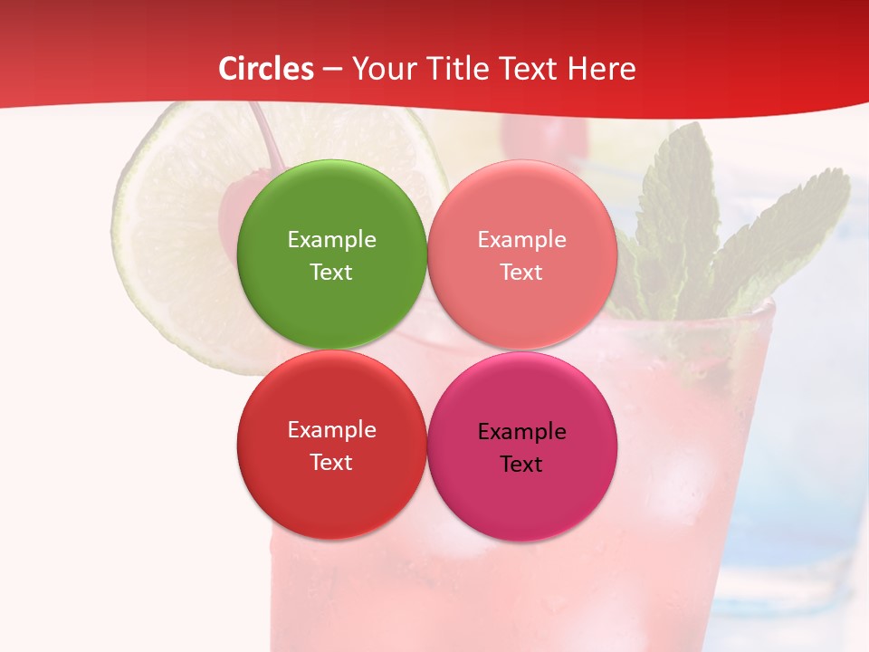 Bar Cool Berry PowerPoint Template
