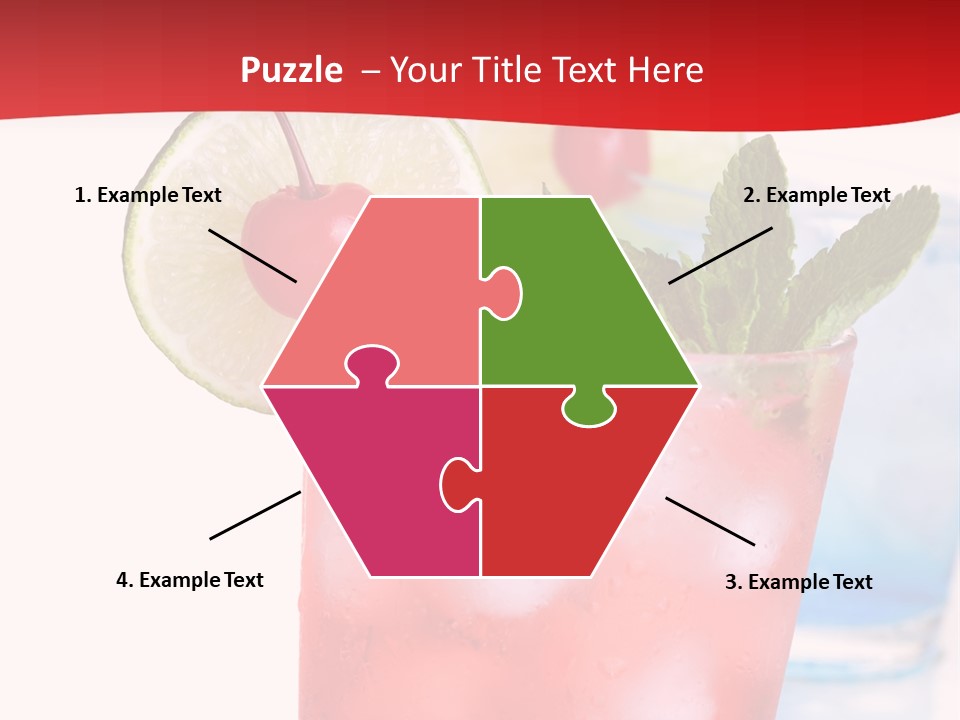 Bar Cool Berry PowerPoint Template