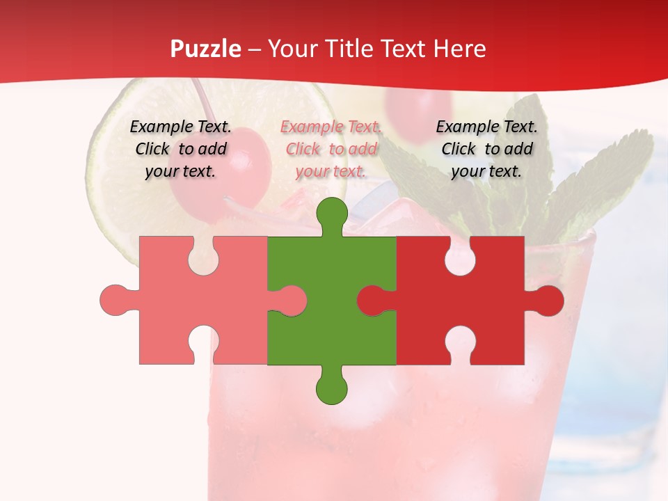 Bar Cool Berry PowerPoint Template