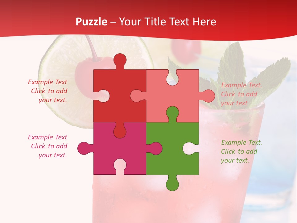 Bar Cool Berry PowerPoint Template