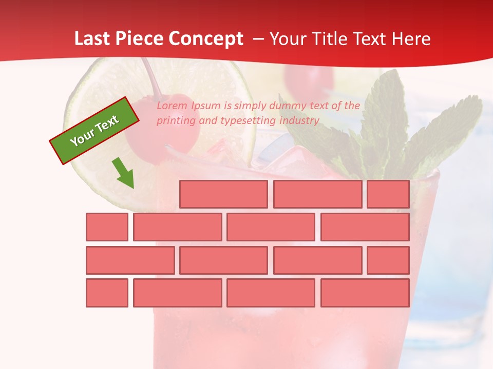 Bar Cool Berry PowerPoint Template