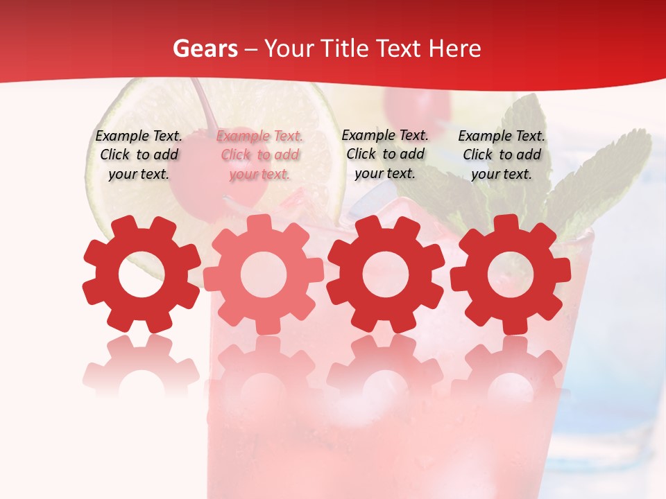 Bar Cool Berry PowerPoint Template