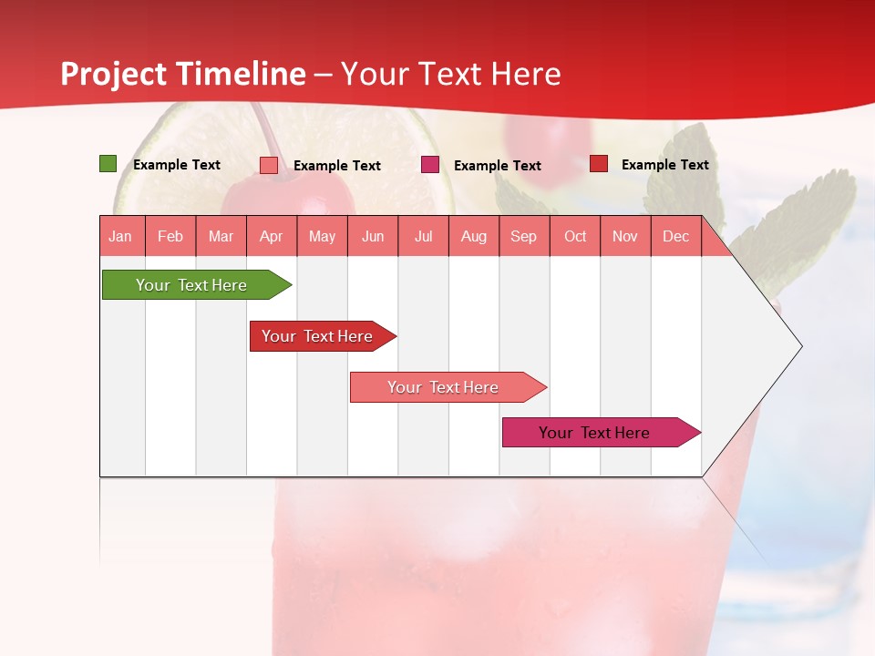 Bar Cool Berry PowerPoint Template