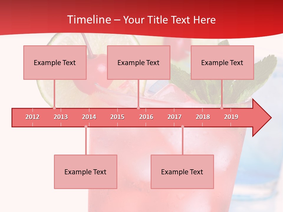 Bar Cool Berry PowerPoint Template