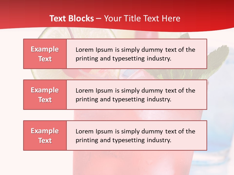 Bar Cool Berry PowerPoint Template