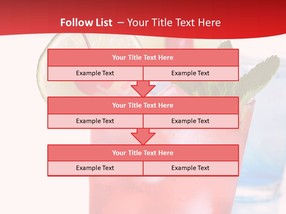 Bar Cool Berry PowerPoint Template