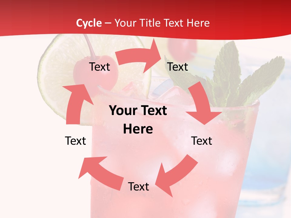 Bar Cool Berry PowerPoint Template