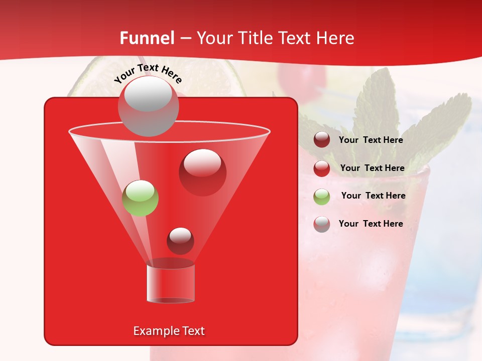 Bar Cool Berry PowerPoint Template