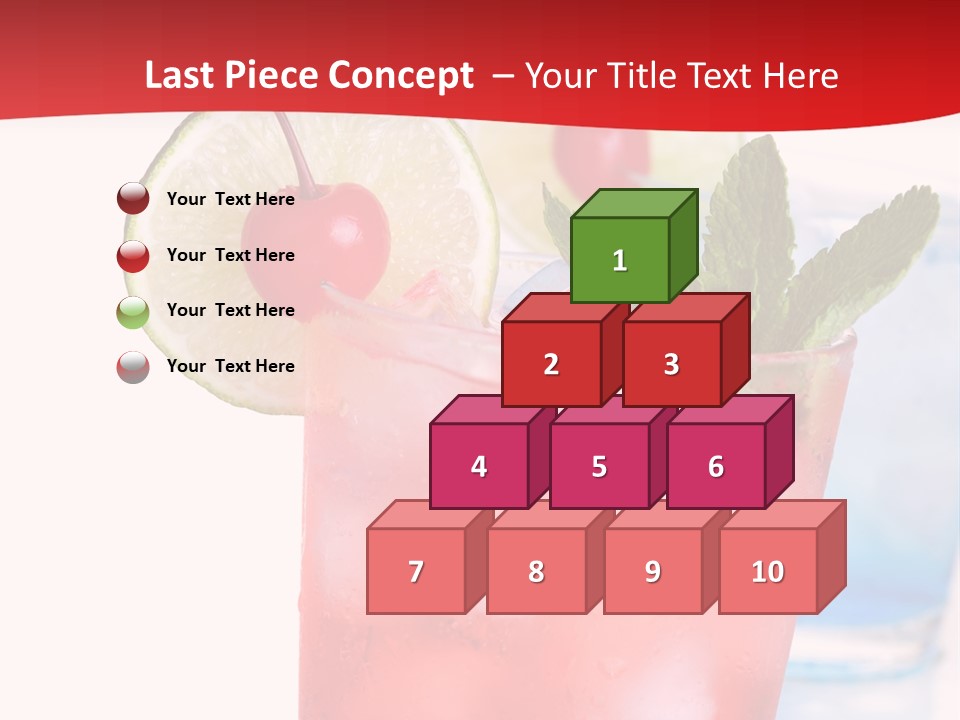 Bar Cool Berry PowerPoint Template