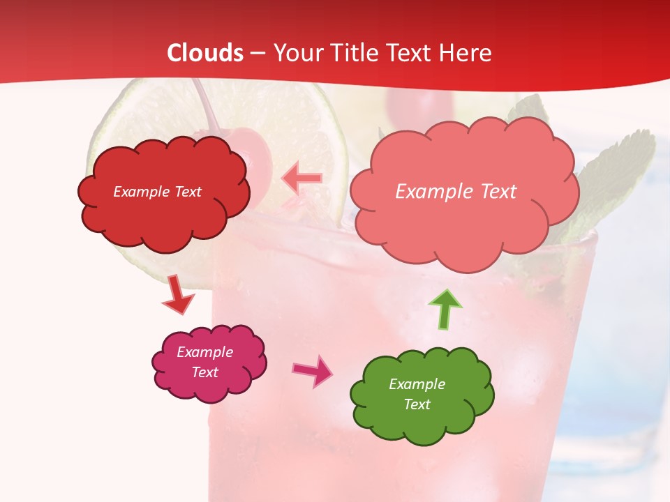 Bar Cool Berry PowerPoint Template