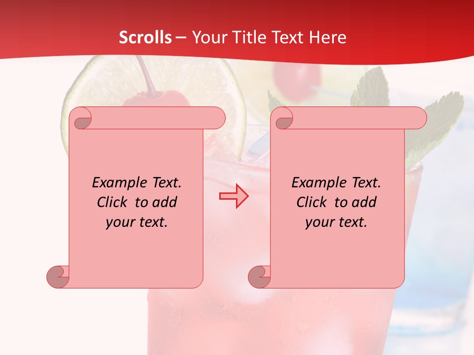 Bar Cool Berry PowerPoint Template