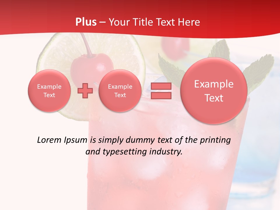 Bar Cool Berry PowerPoint Template