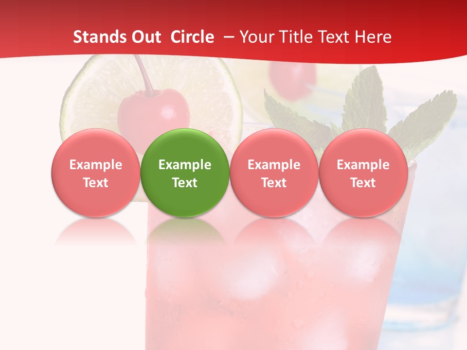 Bar Cool Berry PowerPoint Template
