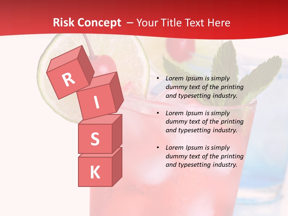 Bar Cool Berry PowerPoint Template