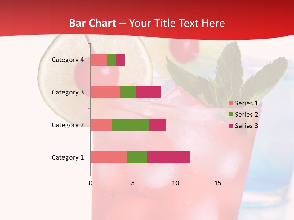 Bar Cool Berry PowerPoint Template