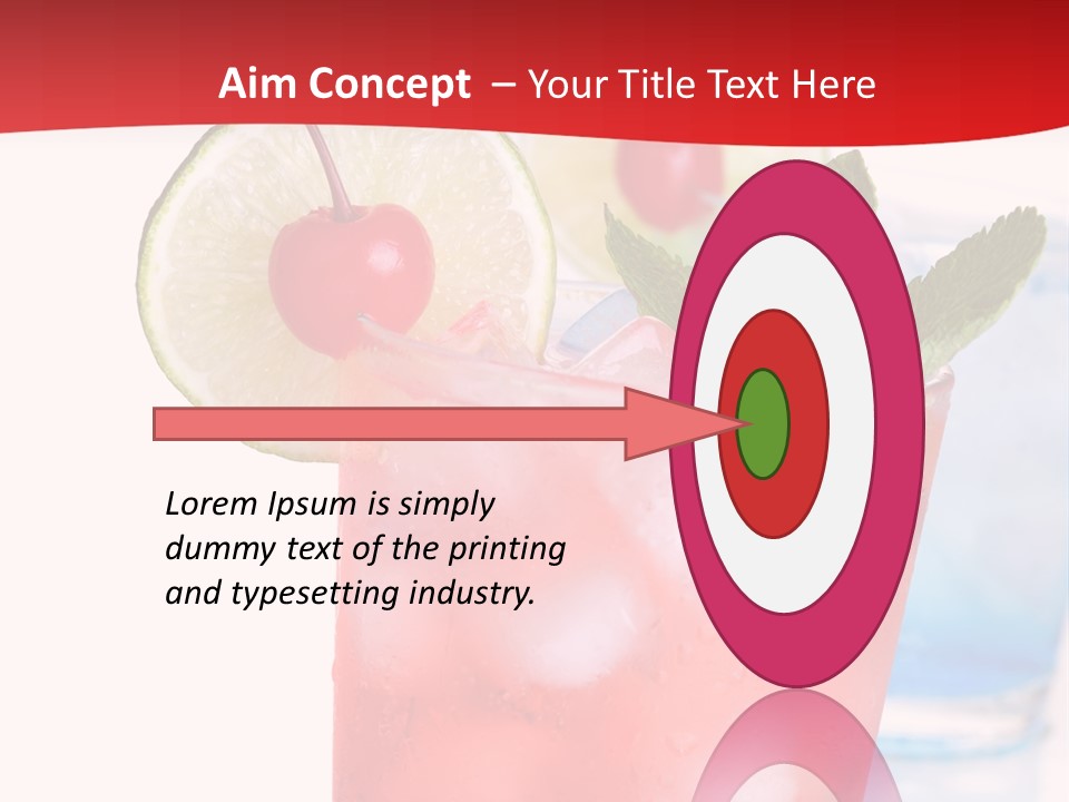 Bar Cool Berry PowerPoint Template