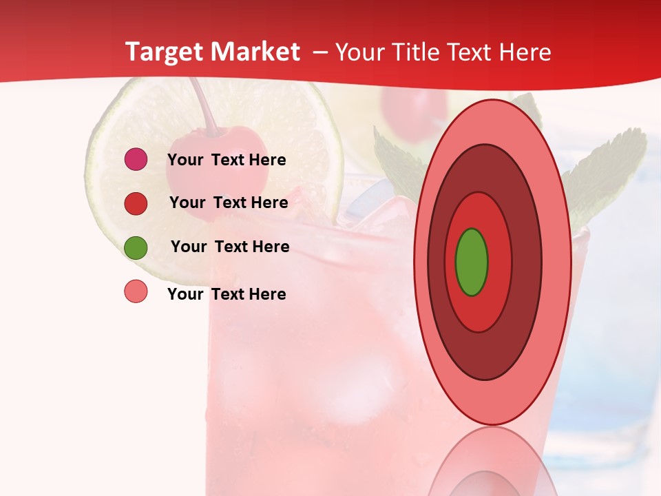 Bar Cool Berry PowerPoint Template