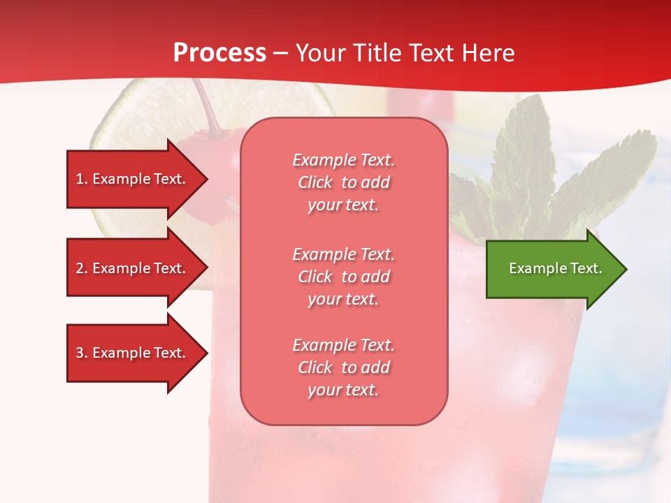Bar Cool Berry PowerPoint Template